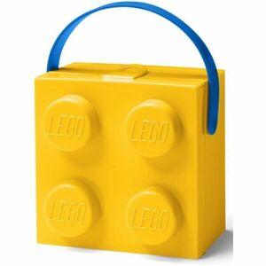 LEGO Storage HANDLE BOX Uzsonnásdoboz, sárga, méret kép