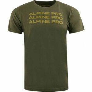 ALPINE PRO CUBAR Férfi póló, khaki, méret kép