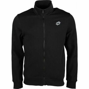 Lotto MSC SWEAT FZ FL Férfi pulóver, fekete, méret kép