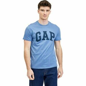 GAP V-BASIC LOGO T Férfi póló, világoskék, méret kép