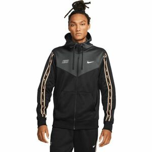 Nike NSW REPEAT SW PK FZ HOODY Férfi pulóver, fekete, méret kép