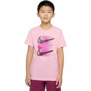 Nike NSW TEE CORE BRANDMARK 4 Gyerek póló, rózsaszín, méret kép