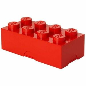 LEGO Storage BOX Uzsonnásdoboz, piros, méret kép