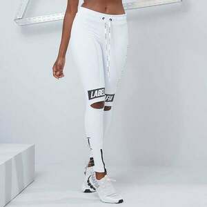 Essential Knee Slit Black leggings - LABELLAMAFIA kép