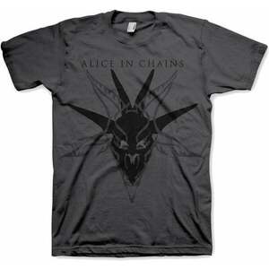Alice in Chains Ing Black Skull Charcoal Mens Charcoal L kép