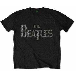 The Beatles Ing Drop T Logo Black M kép