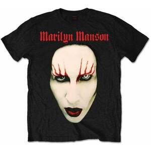 Marilyn Manson Ing Unisex Red Lips Black M kép
