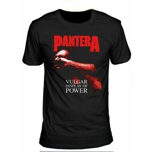 Pantera Ing Unisex Vulgar Display of Power Red Black L kép