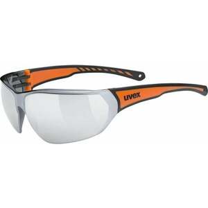 UVEX Sportstyle 204 Black/Orange/Silver Mirrored Kerékpáros szemüveg kép