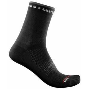 Castelli Rosso Corsa W 11 Sock Black L/XL Kerékpáros zoknik kép