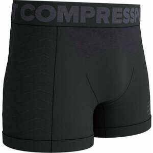 Compressport Seamless Boxer M Black/Grey L Futó aláöltözetek kép