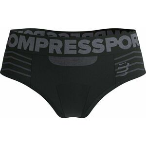 Compressport Seamless Boxer W Black/Grey XS Futó aláöltözetek kép
