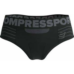 Compressport Seamless Boxer W Black/Grey S Futó aláöltözetek kép