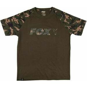 Fox Fishing Horgászpóló Raglan T-Shirt Khaki/Camo M kép