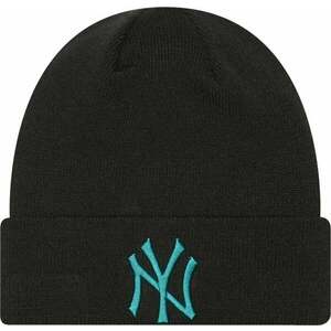 New York Yankees MLB League Essential Cuff Beanie Black/Light Blue UNI Sapka kép