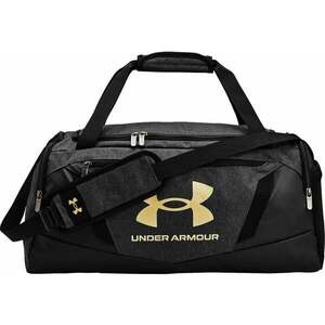 Under Armour UA Undeniable 5.0 Medium Duffle Bag Black Medium Heather/Black/Metallic Gold 58 L Sporttáska kép
