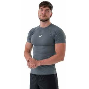 Nebbia Functional Slim-fit T-shirt Grey L Fitness póló kép
