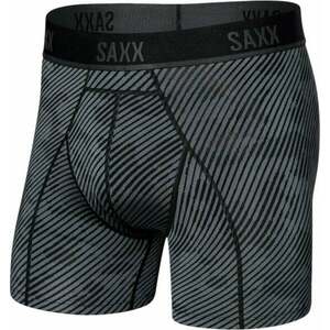 SAXX Kinetic Boxer Brief Optic Camo/Black S Fitness fehérnemű kép