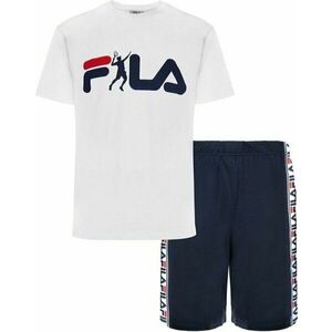 Fila FPS1131 Man Jersey Pyjamas White/Blue XL Fitness fehérnemű kép