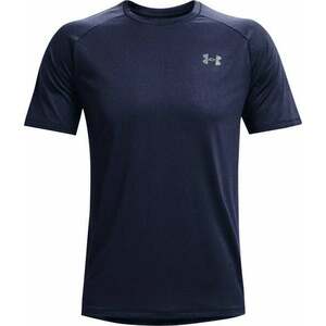 Under Armour Men's UA Tech 2.0 Textured Short Sleeve T-Shirt Midnight Navy/Pitch Gray S Fitness póló kép