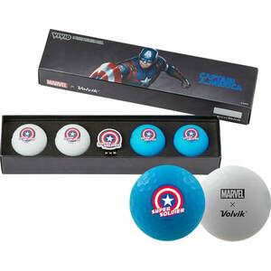 Volvik Vivid Marvel 2.0 4 Pack Golf Balls Golflabda kép