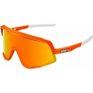 100% Glendale Soft Tact Neon Orange/HiPER Red Multilayer Mirror Lens Kerékpáros szemüveg kép