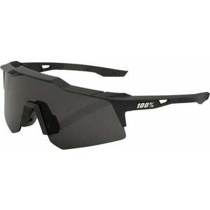 100% Speedcraft XS Soft Tact Black/Smoke Lens Kerékpáros szemüveg kép