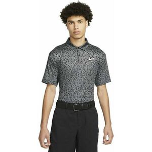 Nike Dri-Fit Tour Mens Camo Golf Polo Iron Grey/White M kép
