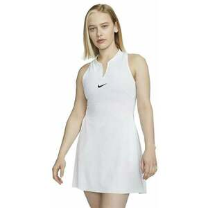 Nike Dri-Fit Advantage Womens Tennis Dress White/Black XS Tenisz ruha kép