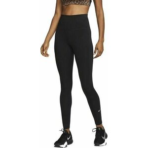 Nike Dri-Fit One Womens High-Rise Leggings Black/White XS Fitness nadrág kép