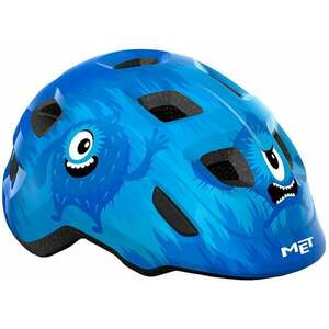 MET Hooray Blue Monsters/Glossy XS (46-52 cm) Gyerek kerékpáros sisak kép