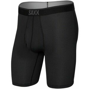 SAXX Quest Long Leg Boxer Brief Black II 2XL Fitness fehérnemű kép