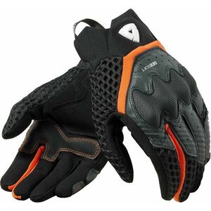Rev'it! Gloves Veloz Black/Orange L Motoros kesztyűk kép