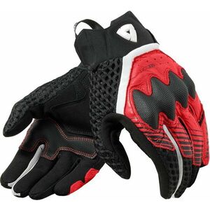 Rev'it! Gloves Veloz Black/Red 2XL Motoros kesztyűk kép