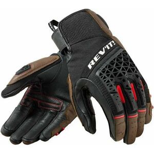 Rev'it! Gloves Sand 4 Brown/Black 3XL Motoros kesztyűk kép