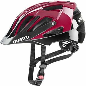 UVEX Quatro Red/Black 52-57 Kerékpár sisak kép