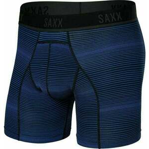 SAXX Kinetic Boxer Brief Variegated Stripe/Blue S Fitness fehérnemű kép