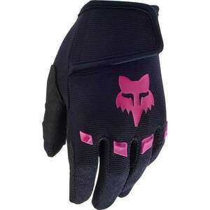FOX Kids Dirtpaw Gloves Black/Pink KM Motoros kesztyűk kép