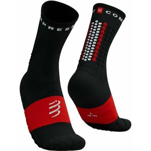 Compressport Ultra Trail Socks V2.0 Black/White/Core Red T1 Futózoknik kép