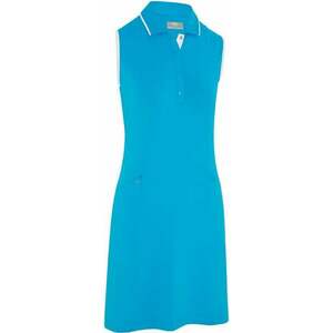 Callaway Womens Sleeveless Dress With Snap Placket Vivid Blue XS kép