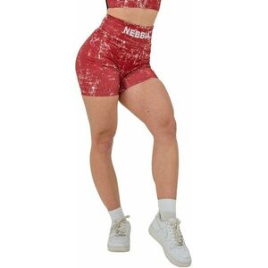 Nebbia High Waisted Leggings Shorts 5" Hammies Red S Fitness nadrág kép