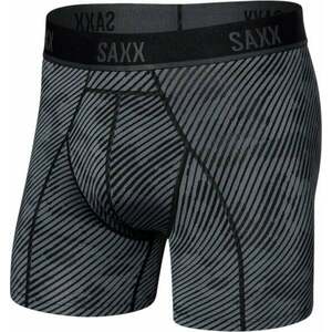 SAXX Kinetic Boxer Brief Optic Camo/Black XS Fitness fehérnemű kép