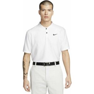 Nike Dri-Fit Victory Texture Mens Polo White/Black M kép