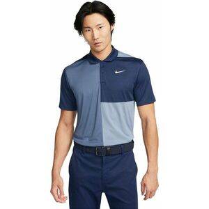 Nike Dri-Fit Victory+ Mens Polo Midnight Navy/Ashen Slate/Diffused Blue/White S kép