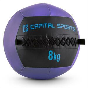 Capital Sports Wallball 8, 8kg, lila, Wall Ball (medicinlabda) műbőr kép