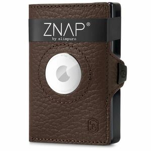 Slimpuro ZNAP Airtag Wallet, 8 kártya, érmés rekesz, 9 x 1, 5 x 6 cm (SZ x Ma x Mé), RFID-védelem kép