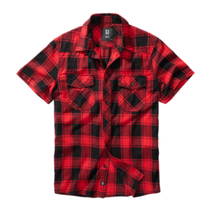 Brandit kockás rövid ujjú ing, piros/fekete kép