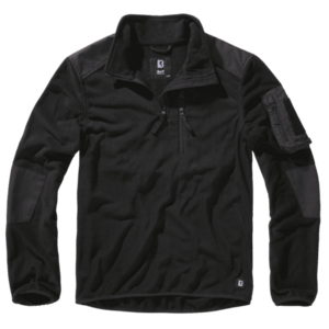 Brandit Ripstop fleece cipzáras kapucnis pulóver, fekete kép
