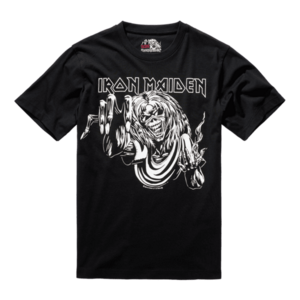 Brandit Iron Maiden póló Eddy Glow, fekete, fekete kép