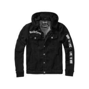Brandit Motörhead Cradock farmerdzseki, fekete-fekete kép
